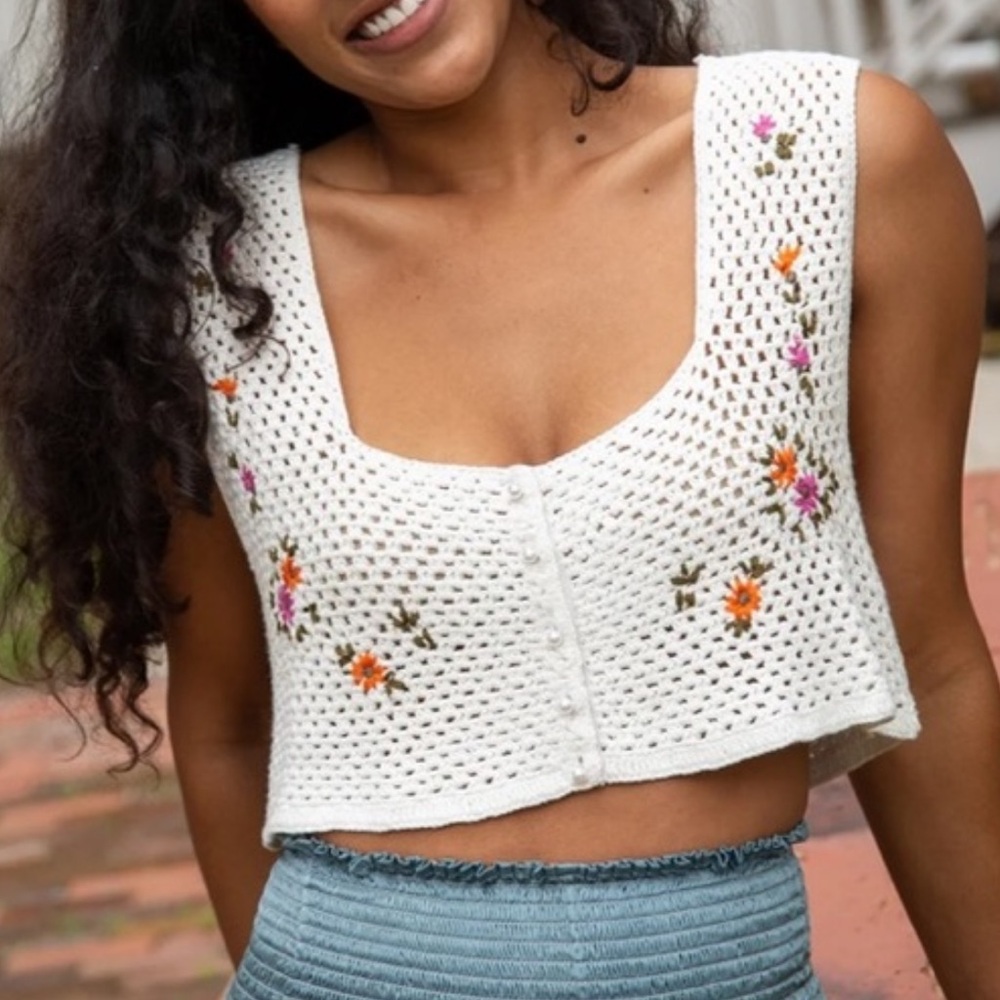Natural Life Crochet Top